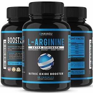 Havasu Nutrition Extra Strength L Arginine Nitric Oxide Supplement